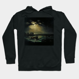 High Resolution William Turner Fishermen at Sea 1796 Hoodie